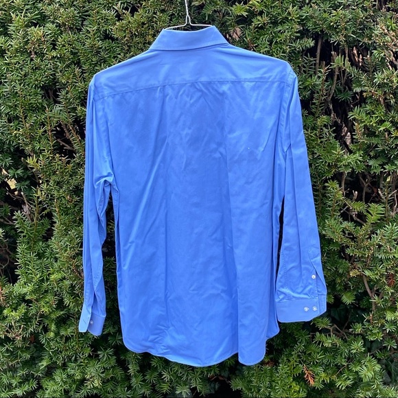 ETRO**100% Cotton Blue Shirt**Size 42 - Picture 4 of 7